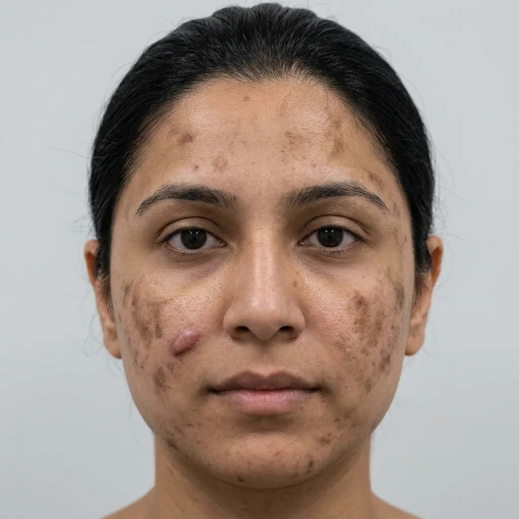 Keloid & Scar Treatment before treatment — Pelle Aesthetic Islamabad